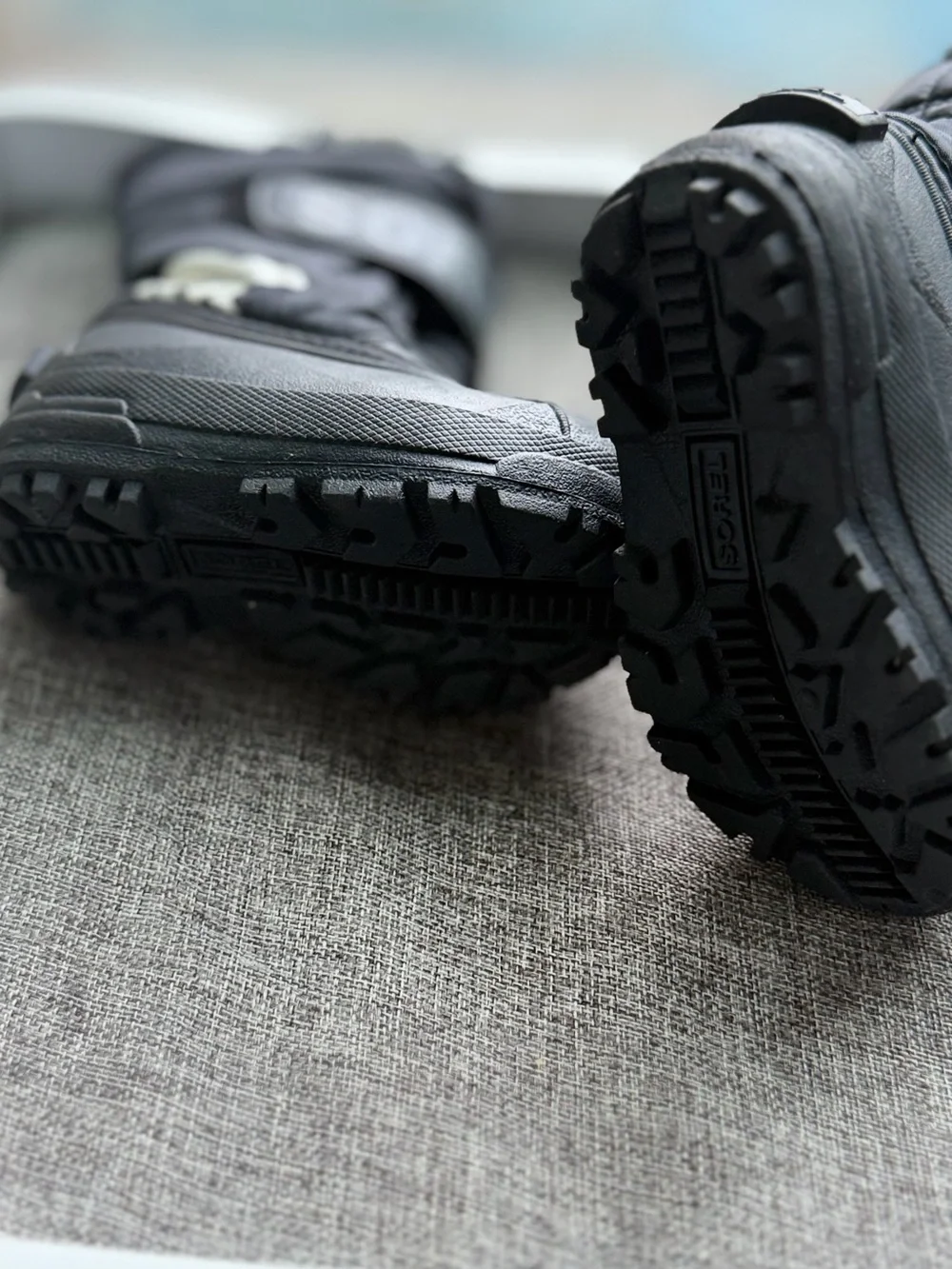 Sorel Kids Black Winter Rain & Snow Boots Unisex
